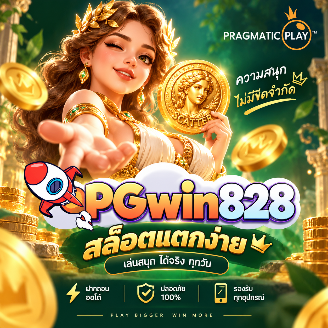 PGWIN828 2026 เว็บสล็อตครบ ทดลองเล่นสล็อต สล็อตวอเลท PG slot RTP สูง